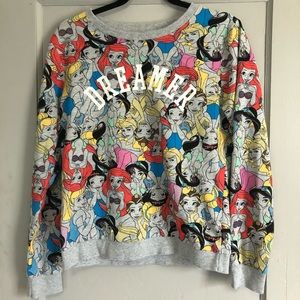Disney dreamer princess sweatshirt medium